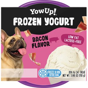 YOWUP! Frozen Yogurt Low Fat Bacon Lickable Dog Treats, 3.9-oz