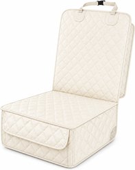 NonoPets Deluxe Dog & Cat Front Seat Cover, Beige