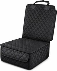 NonoPets Deluxe Dog & Cat Front Seat Cover, Black