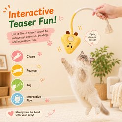 Purr Harbor Cartoon Carrot & Cheess Catnip Infused Cotton Chew Rope Teethning Cat Toy, 2 count slide 2 of 6