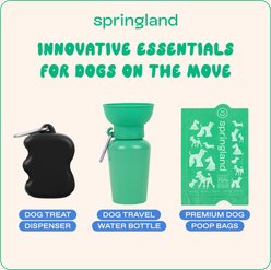 Springland Dog Poop Bag Dispenser Holder with Thick Waste Bags, Unscented, Green slide 2 of 9