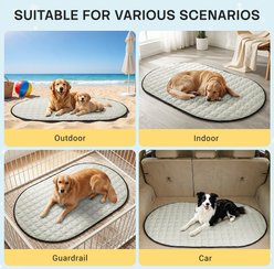 LovMor Waterproof Extra Large Dog Cooling Mat, Grey, 59 x 35.4-in slide 2 of 7