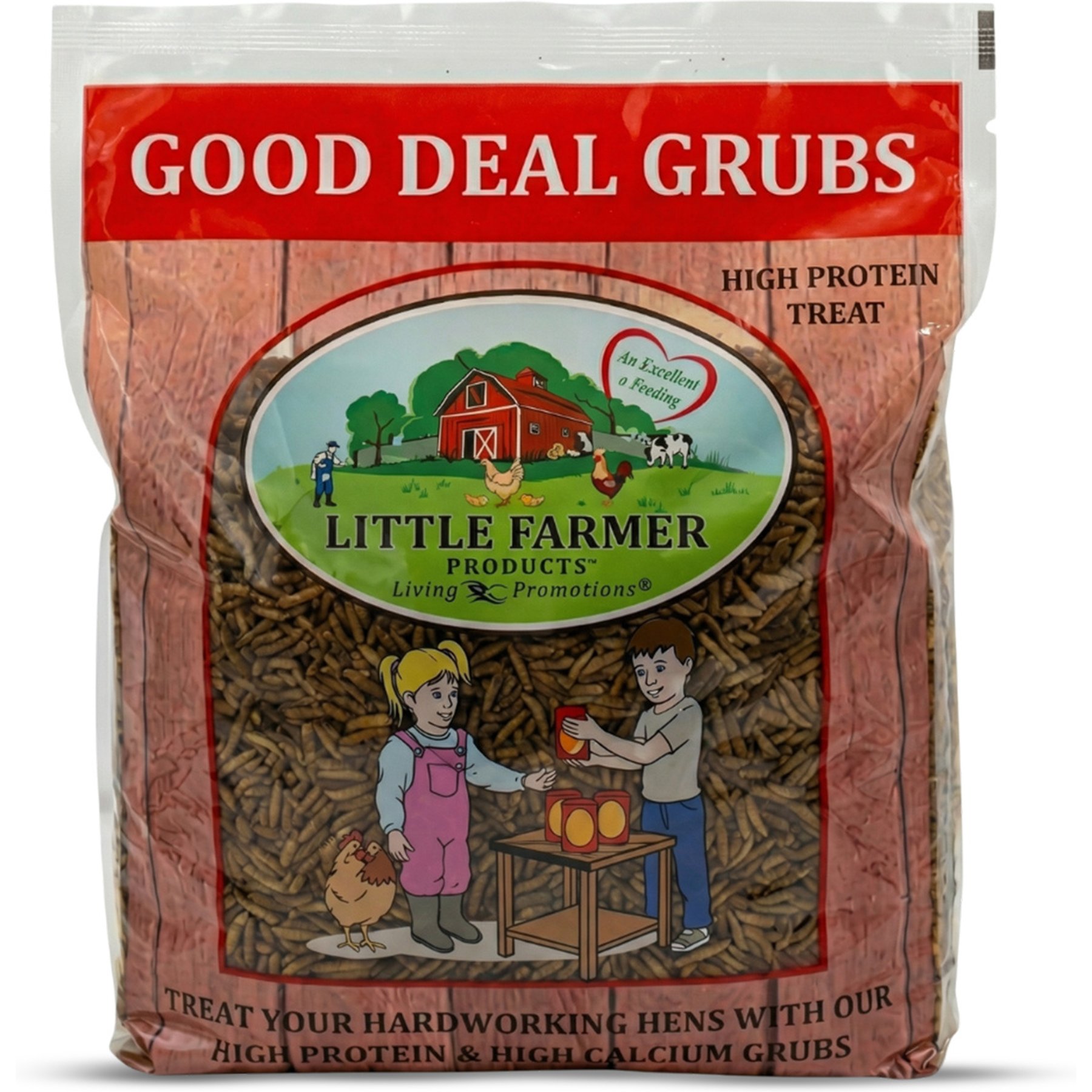 Little Farmer Products Good Deal Grubs Black Soldier Fly Larvae Chicken Treat, 5-lb bag