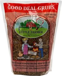 Little Farmer Products Good Deal Grubs Black Soldier Fly Larvae Chicken Treat, 1-lb bag