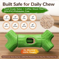 KADTC Durable Bully Stick Holder Dog Toy, Green, XX-Large slide 2 of 8