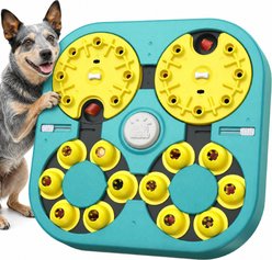 KADTC Adventurer 5 In 1 Puzzle Dog Toy, Green slide 1 of 9