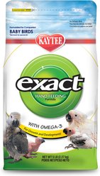 Kaytee Exact Handfeeding Baby Bird Food, 5-lb bag