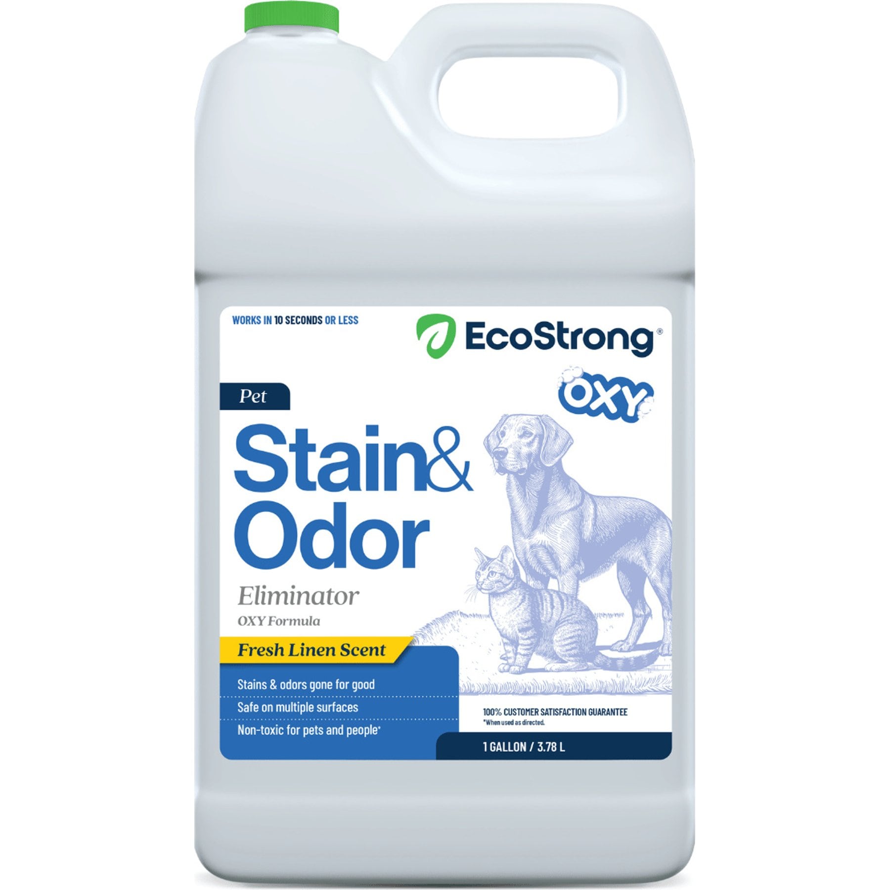 EcoStrong Oxy Dog Stain & Odor Eliminator, 1-gallon jug