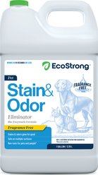 EcoStrong Fragrance Free Dog Stain & Odor Eliminator, 1-gallon jug