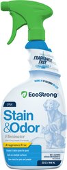 EcoStrong Fragrance Free Dog Stain & Odor Eliminator, 32-fl oz spray bottle
