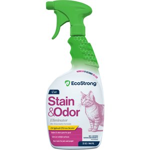 EcoStrong Cat Stain & Odor Eliminator Spray, 32-fl oz bottle