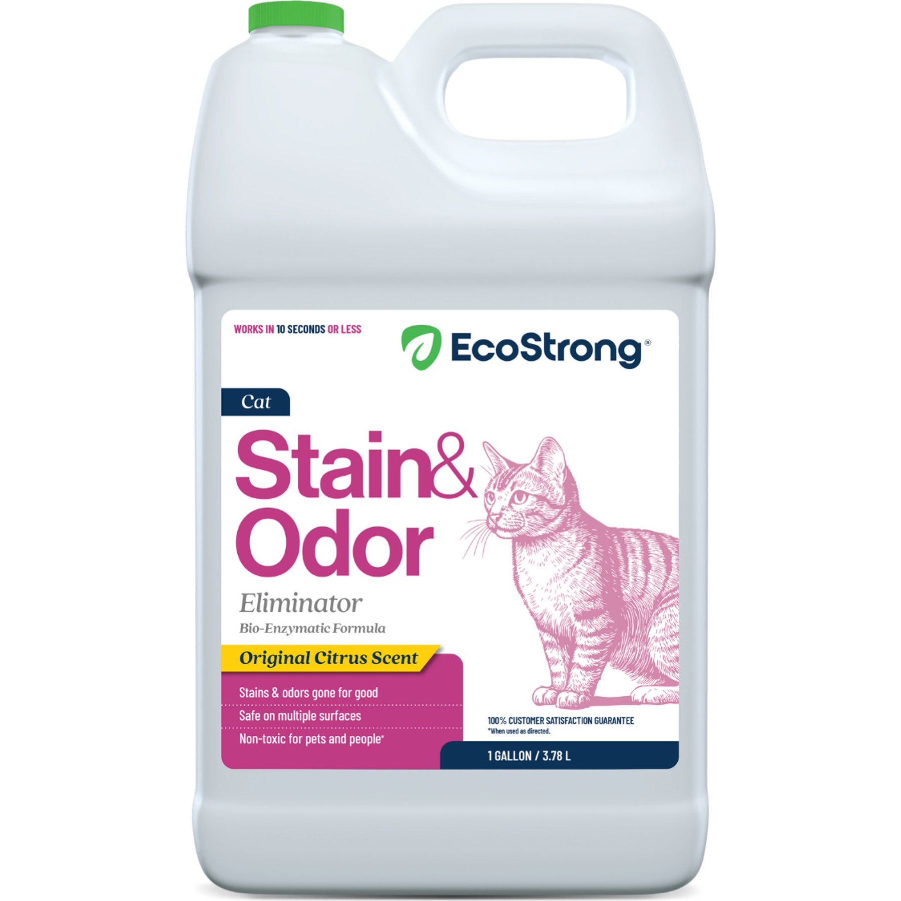 EcoStrong Cat Stain & Odor Eliminator Spray, 1-gal bottle