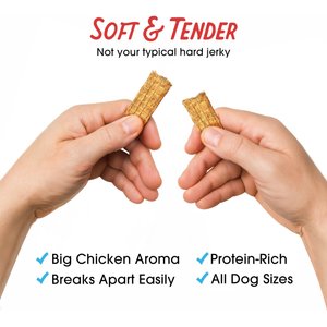 Farmland Traditions USA Dogs Love Chicken Grain-Free Jerky Strips Dog Treats, 3-lb bag