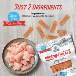 Farmland Traditions Dogs Love Chicken Grain-Free Jerky Dog Treats, 16-oz bag slide 2 of 8