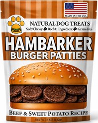 American Pet Food Hambarker All Natural Grain-Free Dog Treat, 5-oz bag, 15 count