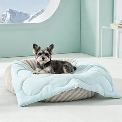 MIXJOY Machine Washable Soft Material Cooling Dog & Cat Blanket, Aqua Blue, Small: 36 x 26-in