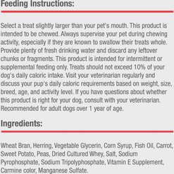 DreamBone Tidal Tasties Waves with Real Herring Wave-Shaped Dog Chew Treats, 9.7-oz bag, 25 count slide 2 of 9