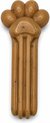 EVERFETCH Durable Dental Paw with Real Hickory Wood & Chicken Flavor Tough Chew Dog Toy, Green, 7-in