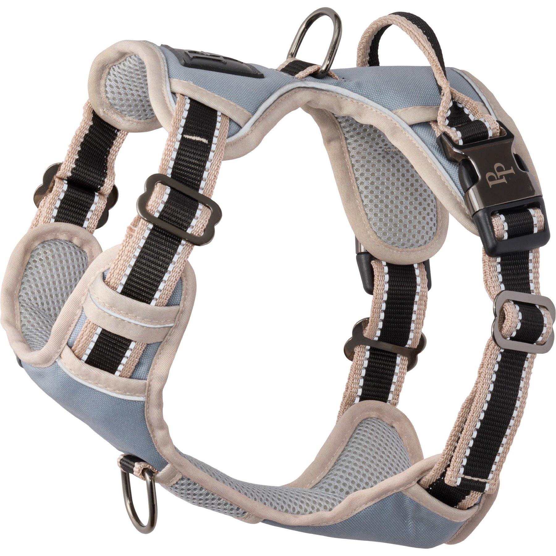 Pet Passion Ranger Reflective Dog Harness, Black Sand, X-Small: 17-in chest
