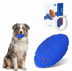 Kseroo 3 Modes E-TPU Smart Automatic Rolling Dog Ball Toy, Blue
