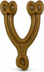 EVERFETCH Durable Wishbone with Real Hickory Wood & Peanut Flavor Tough Chew Dog Toy, Green, 6.5-in