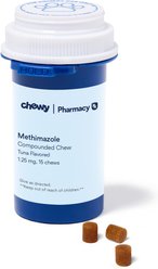 Methimazole Compounded Tuna Soft Chew, 1.25 mg, 15 chews for Veterinary use