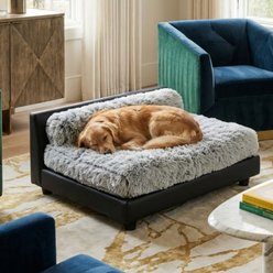 Club Nine Pets Roma Elevated Orthopedic Dog Bed, Dusty Gray, Large