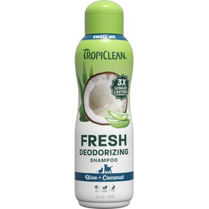TropiClean Deodorizing Aloe & Coconut Dog & Cat Shampoo, 20-fl oz bottle