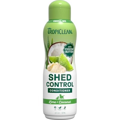 TropiClean TropiClean Lime & Cocoa Butter Deshedding Dog Conditioner, 20-oz