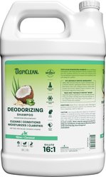 TropiClean Deodorizing Aloe & Coconut Dog & Cat Shampoo, 1-gal bottle