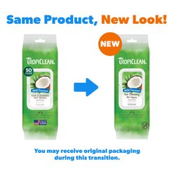 TropiClean Wax, Debris, & Odor Remover Ear Cleaning Wipes for Dog & Cats, 50 count slide 2 of 9