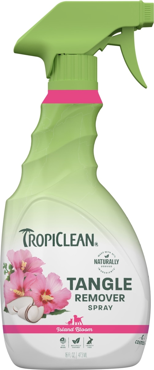 TROPICLEAN Detangling & Dematting Tangle Remover Dog Spray, 16-fl
