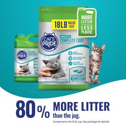 Cat's Pride Complete Care Premium Lightweight Multi-Cat Clumping Litter, Unscented, 18-lb bag slide 2 of 9