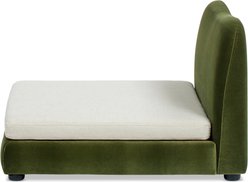 Bencmate Roman Upholstered Modern Luxury Sofa Stylish Novelty Elevated Dog Bed, Green, Medium slide 2 of 8