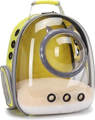 LAIRIES Collapsible Backpack Dog & Cat Carrier, Yellow