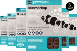 Gamma Brine Shrimp Plus Omega-3 Blister Pack Fish Food, 100-gram, 6 count slide 2 of 2