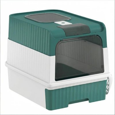 Bencmate Bencmate No-Track Entry Cat Litter Box, Green