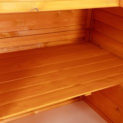 Bencmate 4-Tier Window Design Locking Cat Crate with Weatherproof Roof, Orange, Large: 33.46 x 70.08 x 70.08-in slide 2 of 8