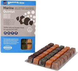 Gamma Marine Quintent Blister Pack Fish Food, 100-gram, 6 count