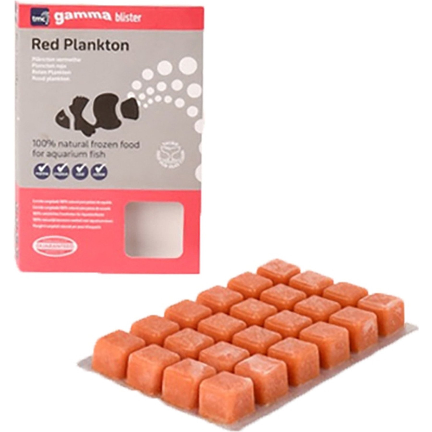 Gamma Red Plankton Calanus Blister Pack Fish Food, 100-gram, 6 count