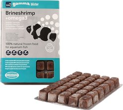 Gamma Brine Shrimp Plus Omega-3 Blister Pack Fish Food, 100-gram, 6 count slide 1 of 2