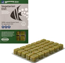 Gamma Vegetarian Diet Blister Pack Fish Food, 100-gram, 6 count