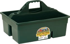 Little Giant Duratote Tote Boxes Horse Grooming Tool, 18 x 13.75 x 10-in, Green