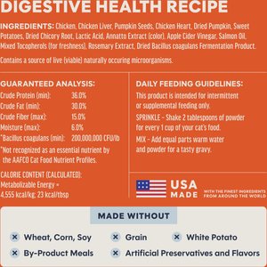 Instinct RawBoost Shakers Chicken Recipe Digestive Health Grain-Free Freeze-Dried Cat Food Topper, 5.5-oz bottle