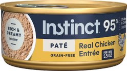 Instinct Pate Real Chicken Entree Grain-Free Wet Cat Food, 5.5-oz can, case of 12