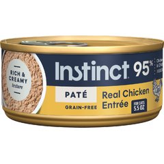 Instinct Pate Real Chicken Entree Grain-Free Wet Cat Food, 5.5-oz can, case of 12