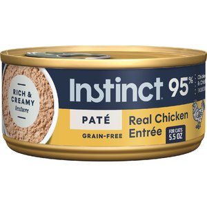 Instinct Pate Real Chicken Entree Grain-Free Wet Cat Food, 5.5-oz can, case of 12