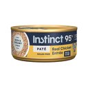 Instinct Pate Real Chicken Entree Grain-Free Wet Cat Food, 5.5-oz can, case of 12