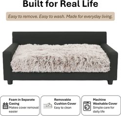 Club Nine Pets Dream Haven Orthopedic Elevated Dog & Cat Sofa Bed with Removable Cover, Gray, Medium slide 2 of 9