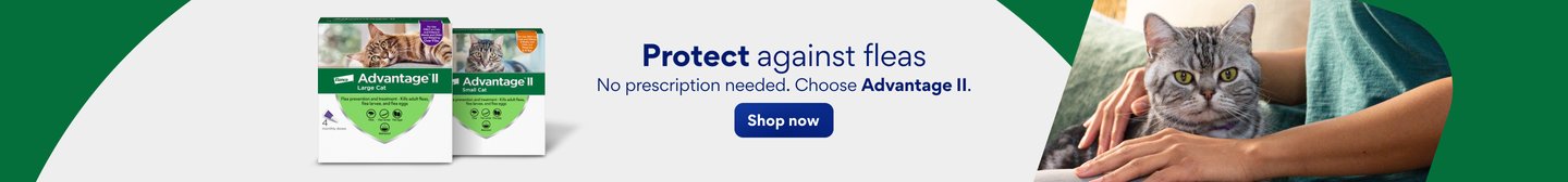 Protect against fleas. No prescription needed. Choose Advantage II. Shop now